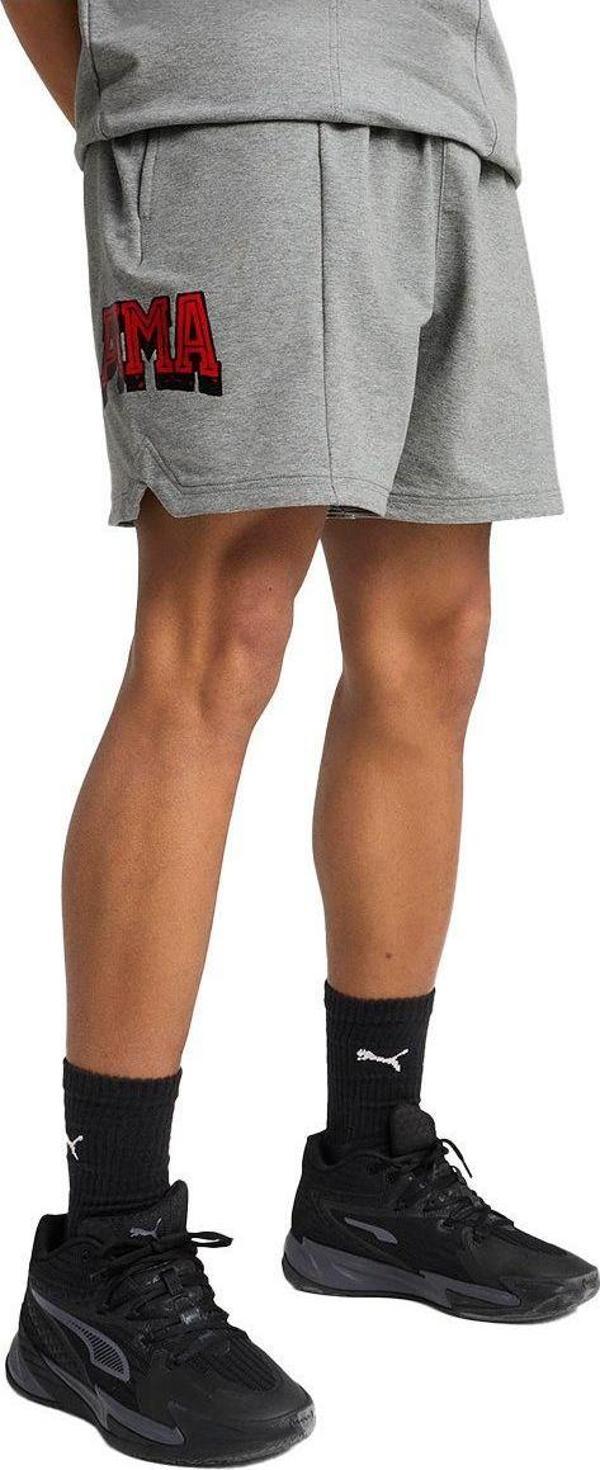 Puma Rival Rage Tech Erkek Gri Basketbol Şortu 68545102 - Image 1