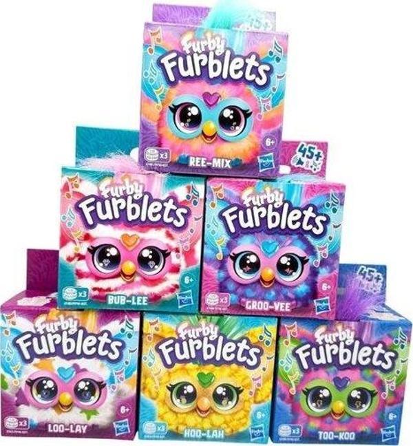 Furby Furblets Mini Friends F9703 6'lı Tam Set - Image 1