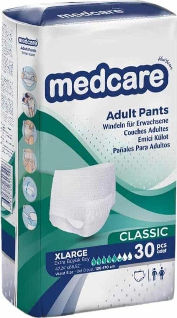 Medcare 5,5 Damla Emici Külot  XL 30'lu Paket - Image 1