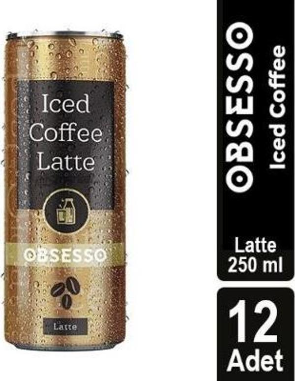 Dımes Obsesso 250Ml Iced Coffee Latte*12 Adet - Image 1