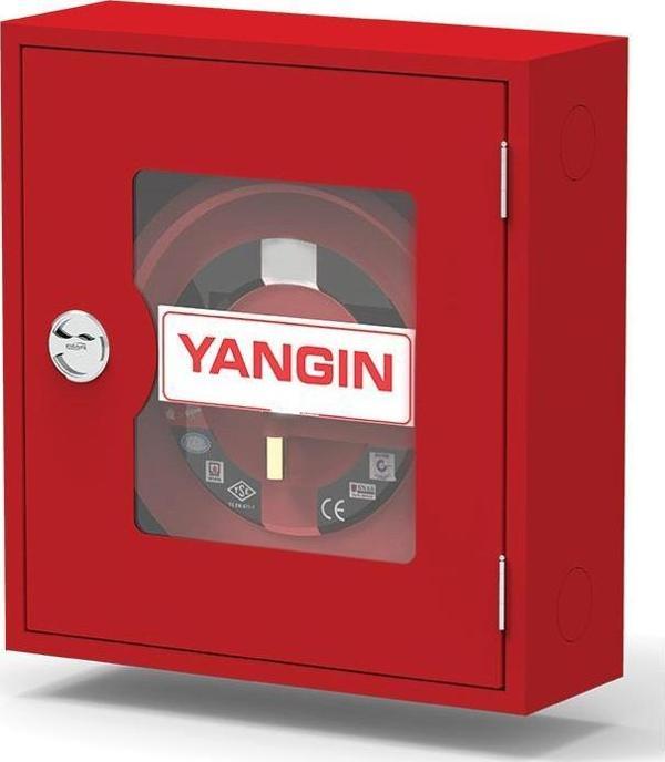 1" TEK KAPAKLI CAM KAPAK 30 MT HORTUMLU 0.90 mm YANGIN DOLABI TSE' li  SIVA ÜSTÜ ALPEREN - Image 1