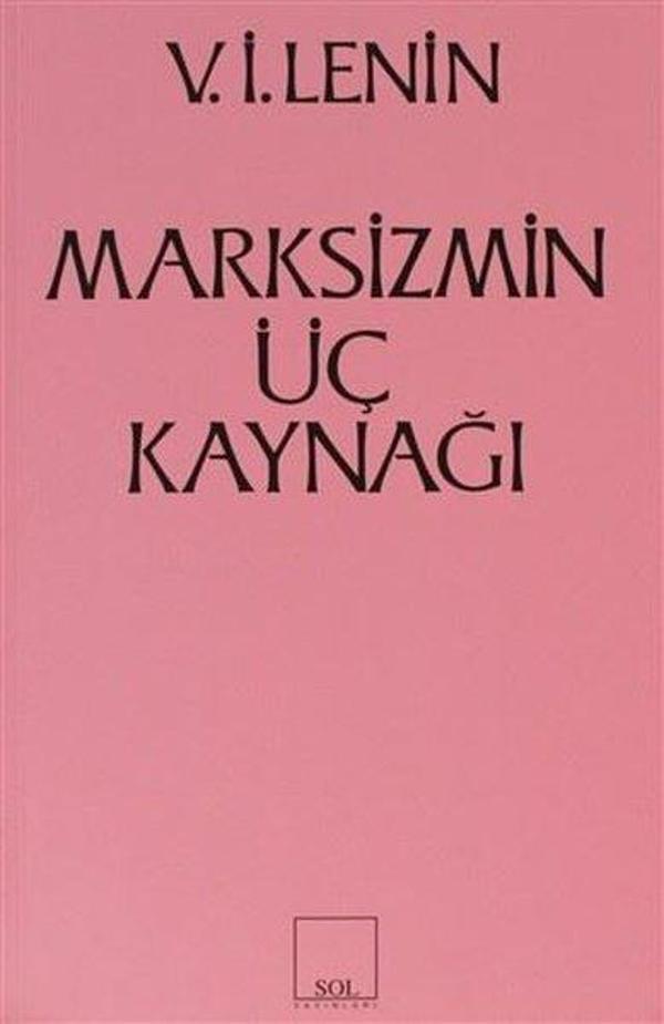 Marksizmin Üç Kaynağı - Sol Yayınları - Image 1