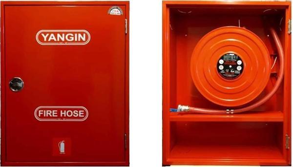 1" DİK KAPAKLI SAÇ KAPAK 25 MT HORTUMLU 0.90 mm YANGIN DOLABI TSE' li SIVA ALTI ALPEREN - Image 1