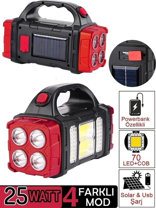 Yopigo KR-26 Güneş Enerjili Solar Şarjlı 25W - Image 1