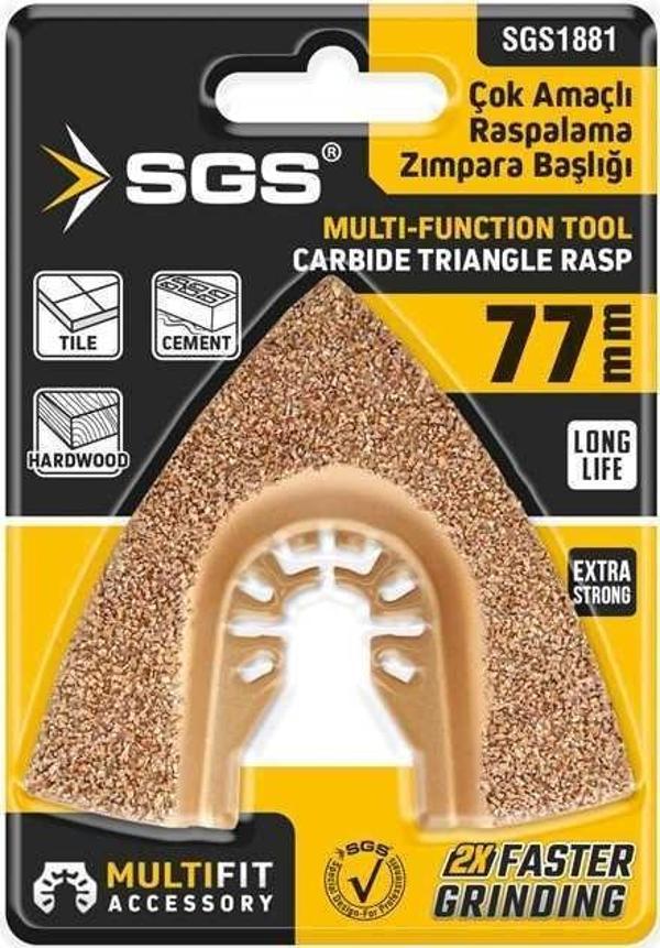 SGS 1881 Karbür Zımparalama Raspalama Bıçağı 77 mm - Image 1