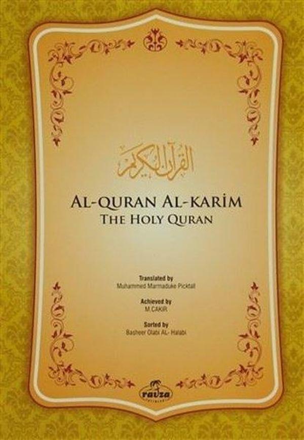 Al-Quran Al-Karim - The Holy Quran - Ravza Yayınları - Image 1
