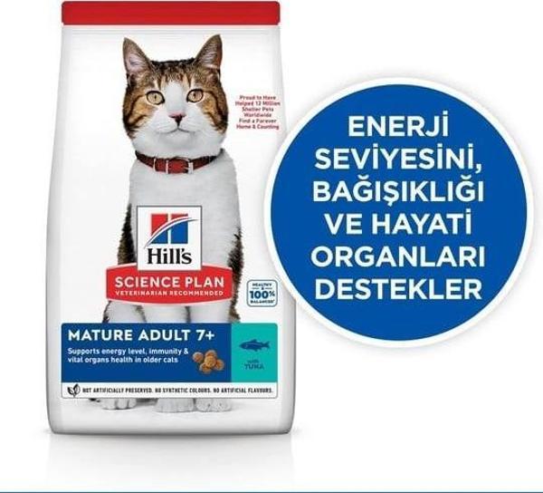 Hill's Science Plan Ton Balıklı Yaşlı Kedi Maması 1,5 kg - Image 1