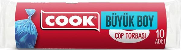 Cook Kokusuz Büyük Boy Çöp Torbası 65X80 cm 10 Lu Rulo - Image 1