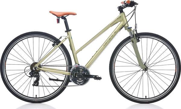 Carraro Sportive 222 V Fren 21 Vites 28 Jant Şehir Bisikleti Lime Yeşil Kahve 46 Kadro - Image 1