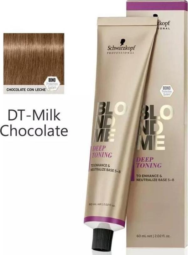 Schwarzkopf Blondme DT Serisi Tonlayıcı 60 g | Milk Chocolate  - Image 1