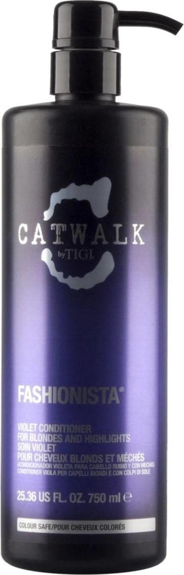 Tigi Catwalk Fashionista Sarı Saçlar İçin Renk Koruyucu Mor Krem 750 ml  - Image 1
