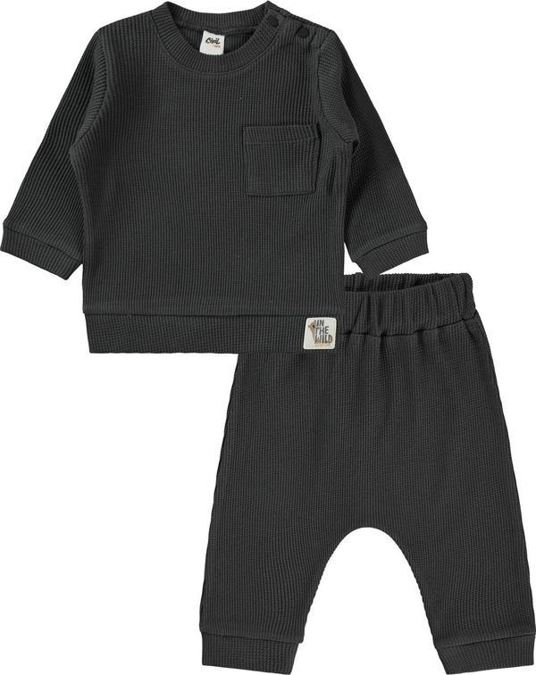 Civil Baby Bebek Takım 6-18 Ay Antrasit - Image 1