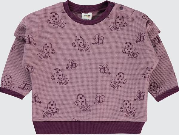Civil aby Kız Bebek Sweatshirt 6-18 Ay Leylak Lila - Image 1