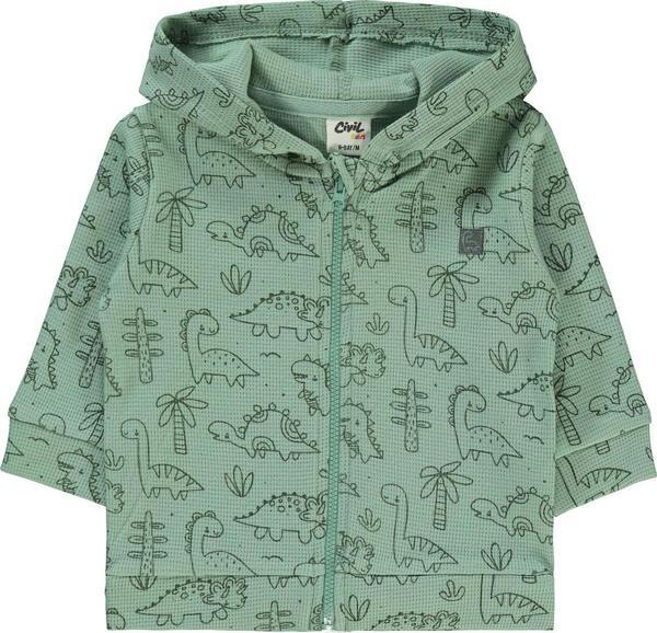 Civil Baby Erkek Bebek Hırka 6-18 Ay Soft Haki - Image 1