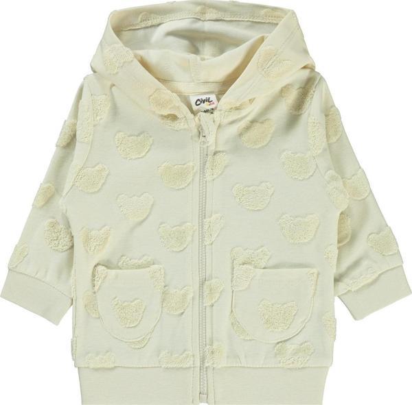 Civil Baby Erkek Bebek Hırka 6-18 Ay Taş Rengi - Image 1