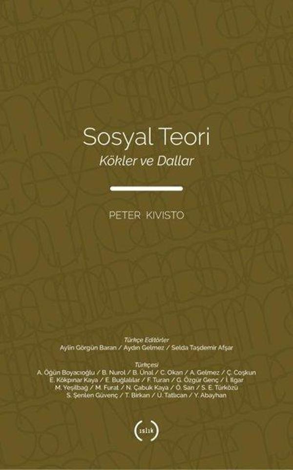 Sosyal Teori - Kökler ve Dallar - Islık Yayınları - Image 1