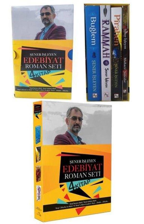Şener İşleyen Edebiyat Roman Seti - 4 Kitap Takım - Az Kitap - Image 1