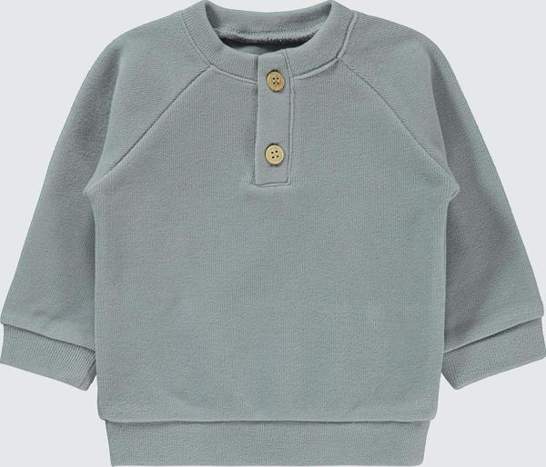 Civil Baby Erkek Bebek Sweatshirt 6-18 Ay Gri - Image 1