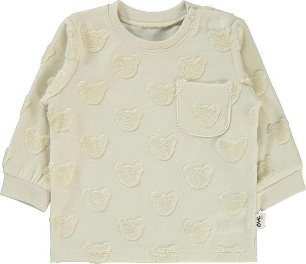 Civil Baby Erkek Bebek Sweatshirt 6-18 Ay Taş Rengi - Image 1