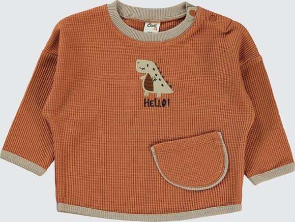 Civil Baby Erkek Bebek Sweatshirt 6-18 Ay Bakır - Image 1
