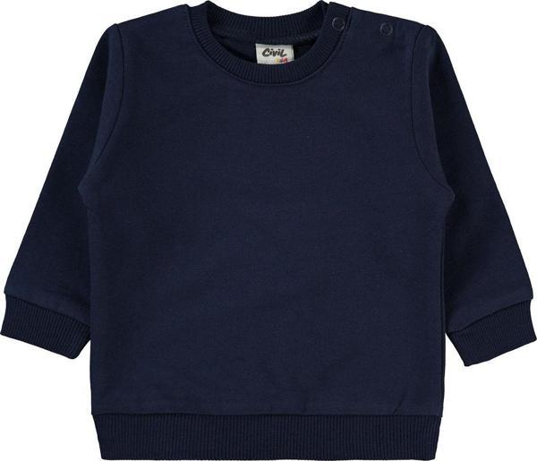 Civil Baby Erkek Bebek Sweatshirt 6-18 Ay Lacivert - Image 1