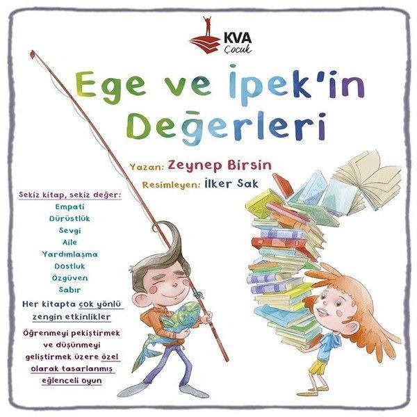 Ege ve İpek'in Değerleri - 8 Kitap Takım Kutulu - KVA Çocuk - Image 1
