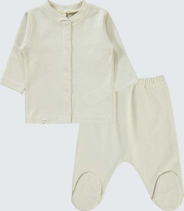 Civil Baby Erkek Bebek Pijama Takımı 1-6 Ay Bej - Image 1