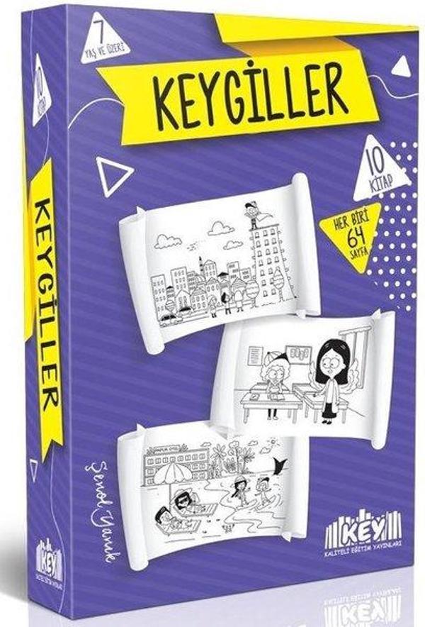 Keygiller Hikaye Kitaplığım Okuma Seti - 10 Kitap Takım - Kaliteli Eğitim Yayınları - Image 1