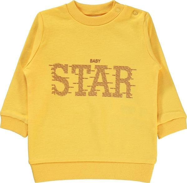 Civil Baby Erkek Bebek Sweatshirt 6-18 Ay Hardal - Image 1