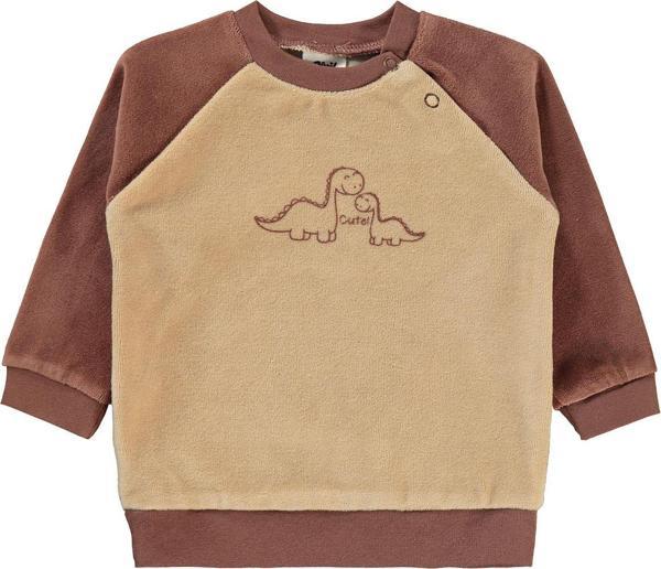 Civil Baby Erkek Bebek Sweatshirt 6-18 Ay Sütlü Kahve - Image 1