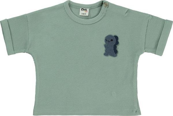 Civil Baby Erkek Bebek Tişört 6-18 Ay Çağla Yeşili - Image 1
