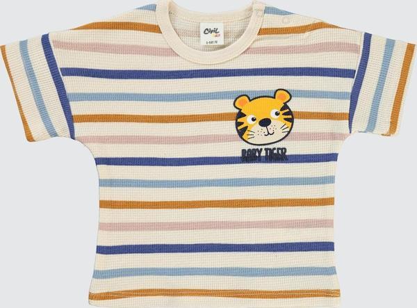 Civil Baby Erkek Bebek Tişört 6-18 Ay Fil Dişi - Image 1
