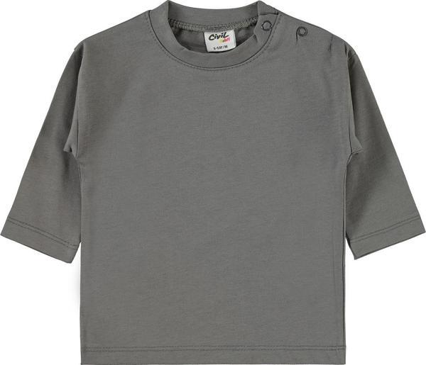 Civil Baby Erkek Bebek Sweatshirt 6-18 Ay Füme - Image 1