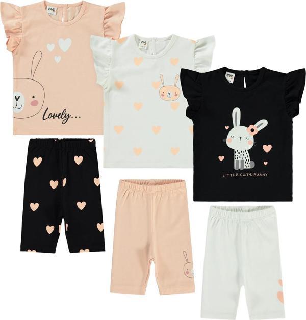 Civil Baby Kız Bebek 3'lü Takım 6-18 Ay  - Image 1