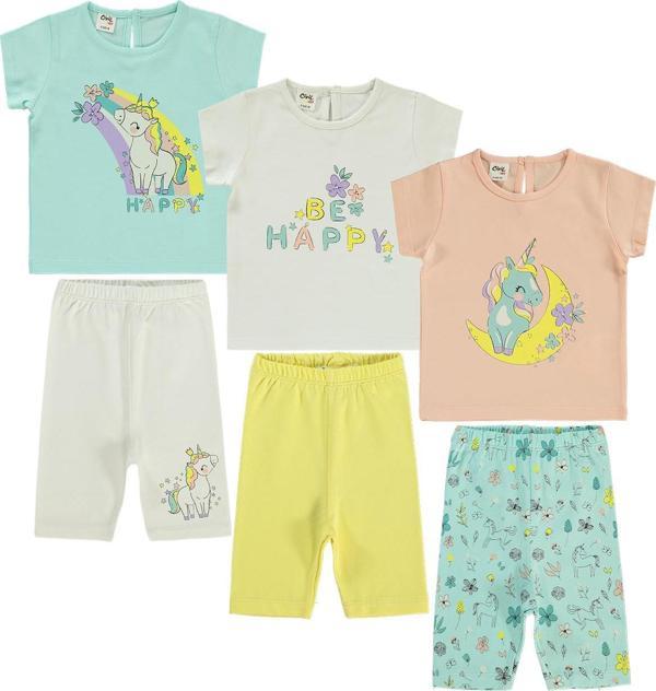 Civil Baby Kız Bebek 3'lü Takım 6-18 Ay  - Image 1
