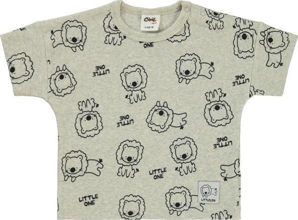 Civil Baby Erkek Bebek Tişört 6-18 Ay Karmelanj - Image 1