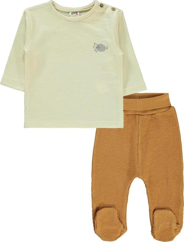 Civil Baby Erkek Bebek Takım 3-12 Ay Kiremit - Image 1