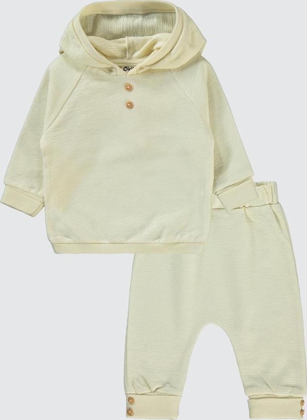 Civil Baby Erkek Bebek Takım 3-9 Ay Ekru - Image 1