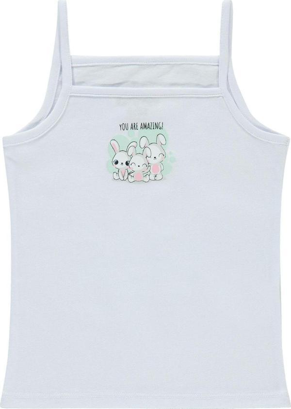 Civil Baby Kız Bebek Atlet  9-12 Ay Beyaz - Image 1