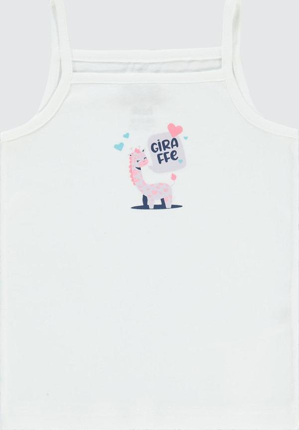 Civil Baby Kız Bebek Atlet 9-18 Ay Ekru - Image 1