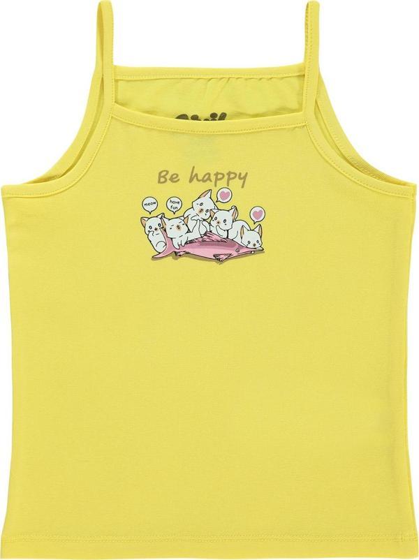 Civil Baby Kız Bebek Atlet 9-18 Ay Sarı - Image 1