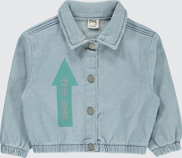 Civil Baby Kız Bebek Ceket 9-18 Ay Açık Mavi  - Image 1