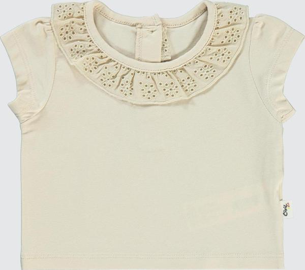 Civil Baby Kız Bebek Tişört 6-18 Ay Fil Dişi - Image 1