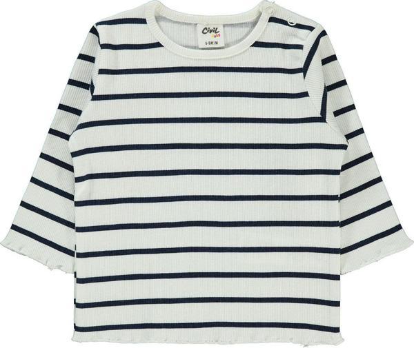 Civil Baby Kız Bebek Sweatshirt 6-18 Ay Lacivert - Image 1