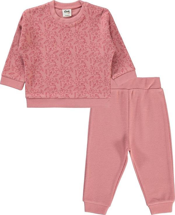 Civil Baby Kız Bebek Takım 6-18 Ay Pudra - Image 1