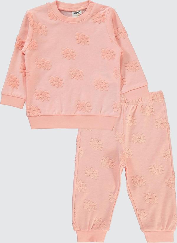 Civil Baby Kız Bebek Takım 6-18 Ay Pudra  - Image 1