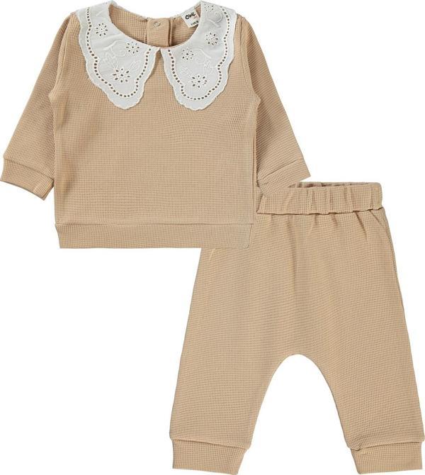 Civil Baby Kız Bebek Takım 6-18 Ay Bej - Image 1
