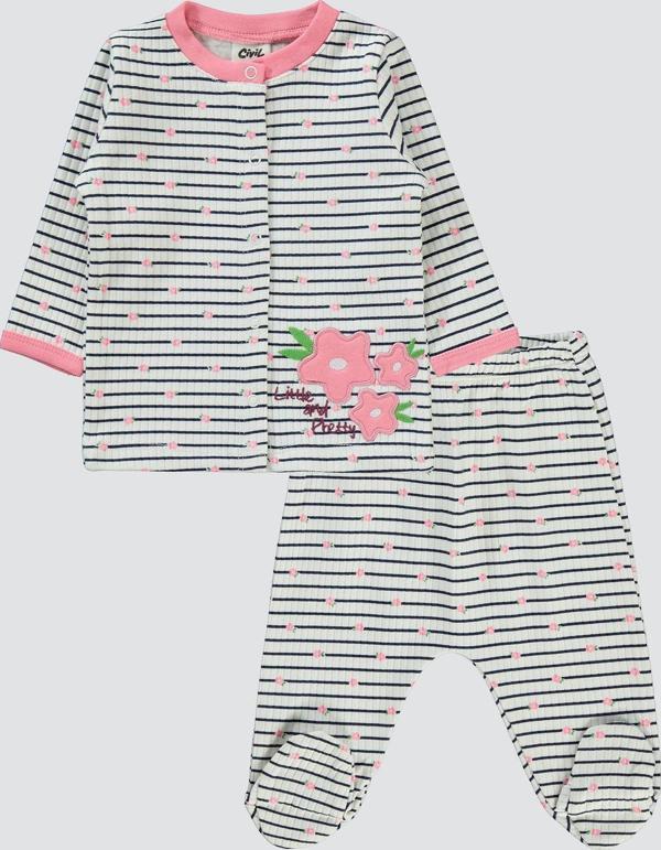 Civil Baby Kız Bebek Pijama Takımı 1-6 Ay Pembe - Image 1