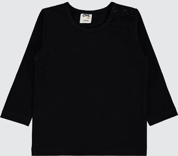 Civil Baby Kız Bebek Sweatshirt 6-18 Ay Siyah - Image 1