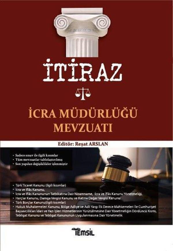 İtiraz - İcra Müdürlüğü Mevzuatı - Temsil Kitap - Image 1